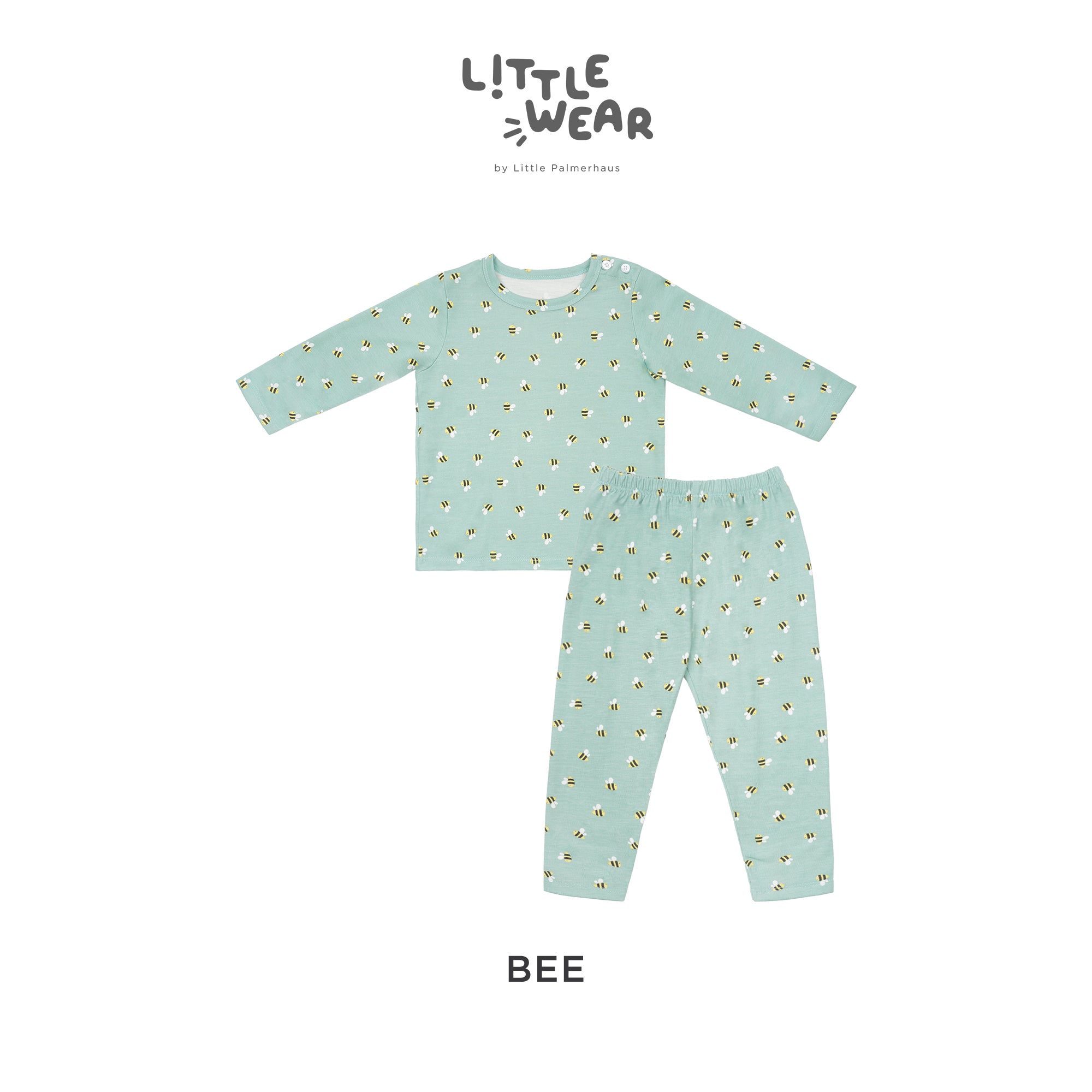 Little Wear Shoulder Button Long Set 18.0