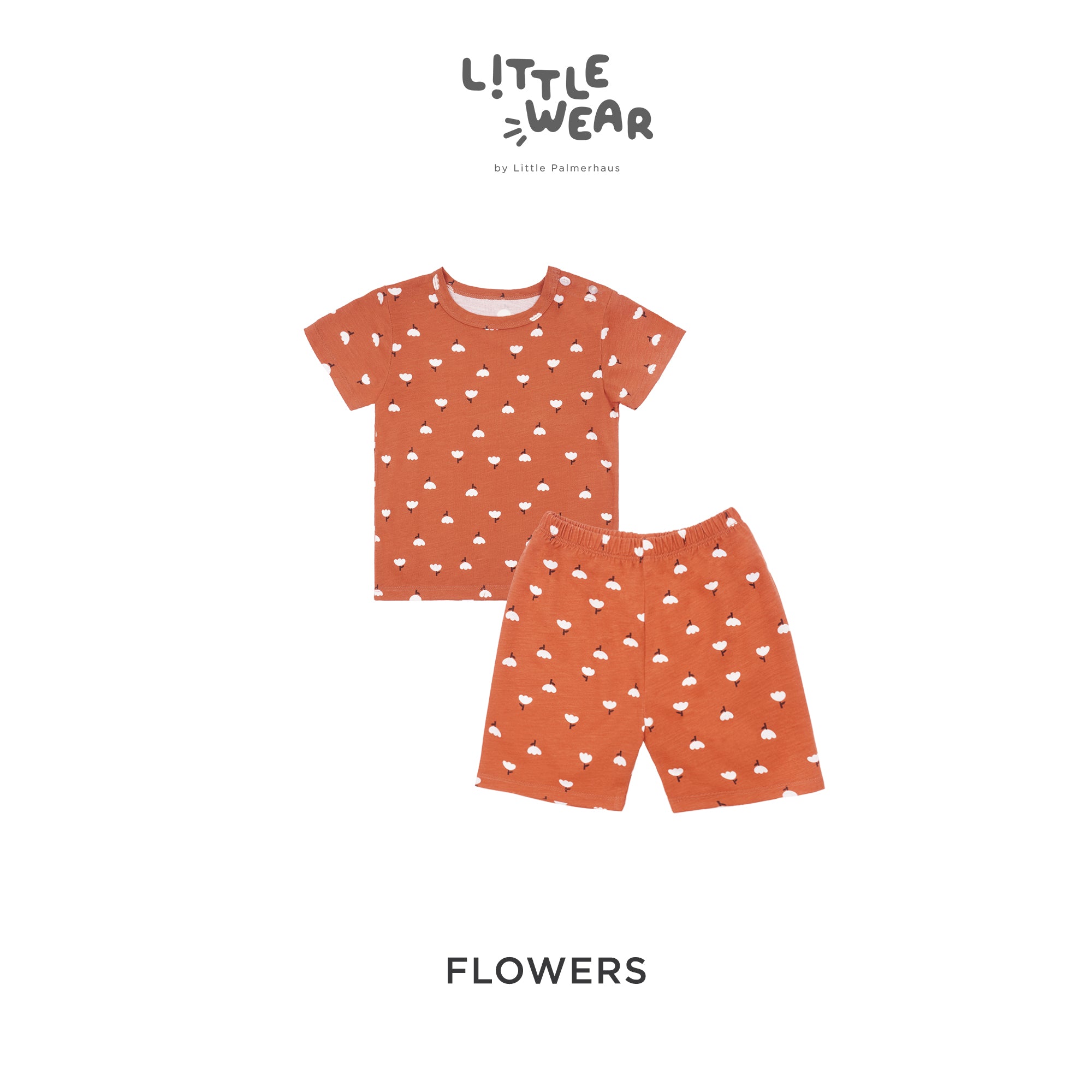 Little Wear Shoulder Button Short Set 18.0