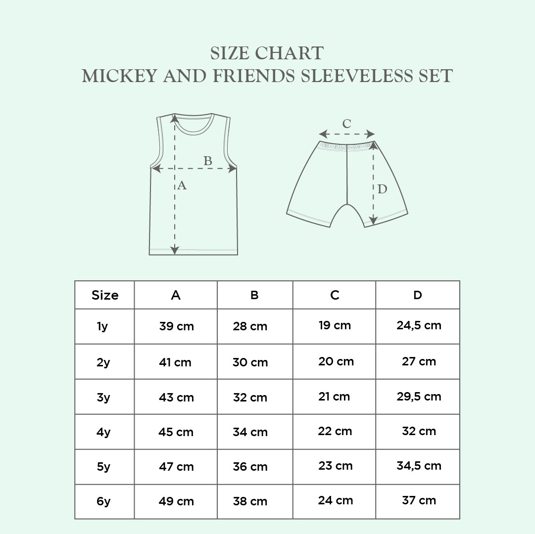 Mickey and Friends Sleeveless Set