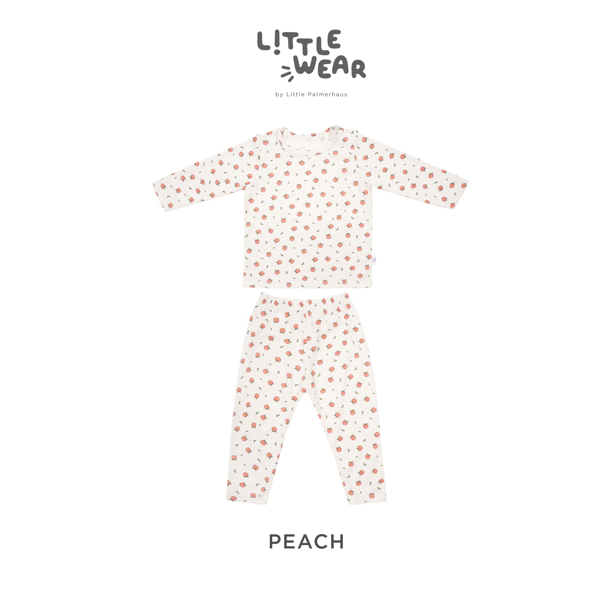 Little Wear Shoulder Button Long Set 19.0