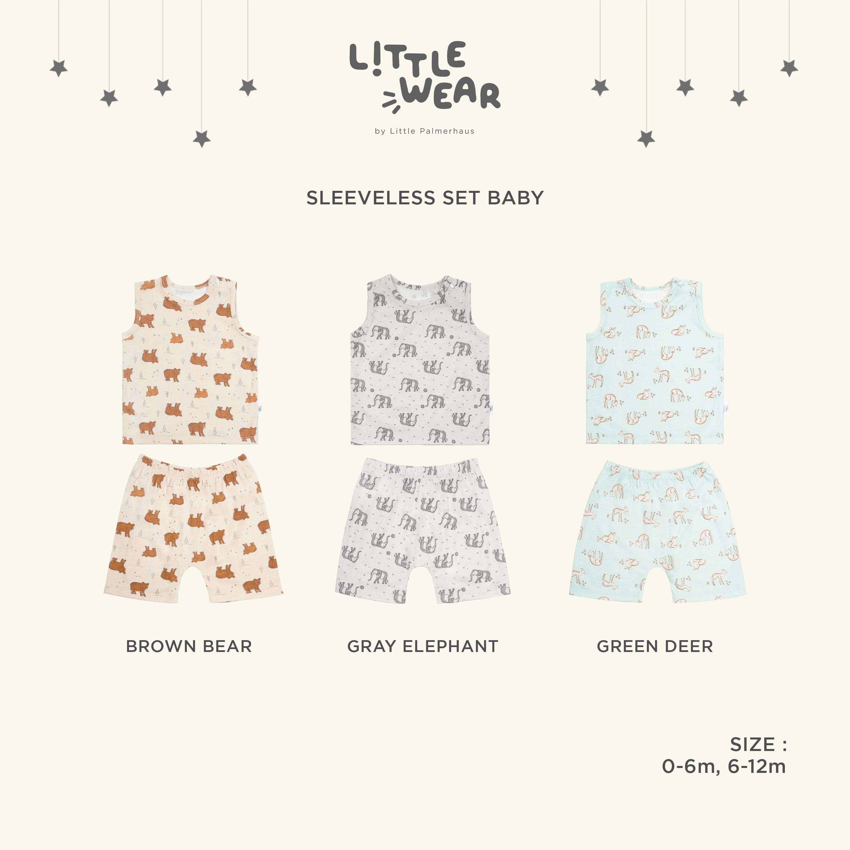 Little Wear Baby Sleeveless Set 17.0