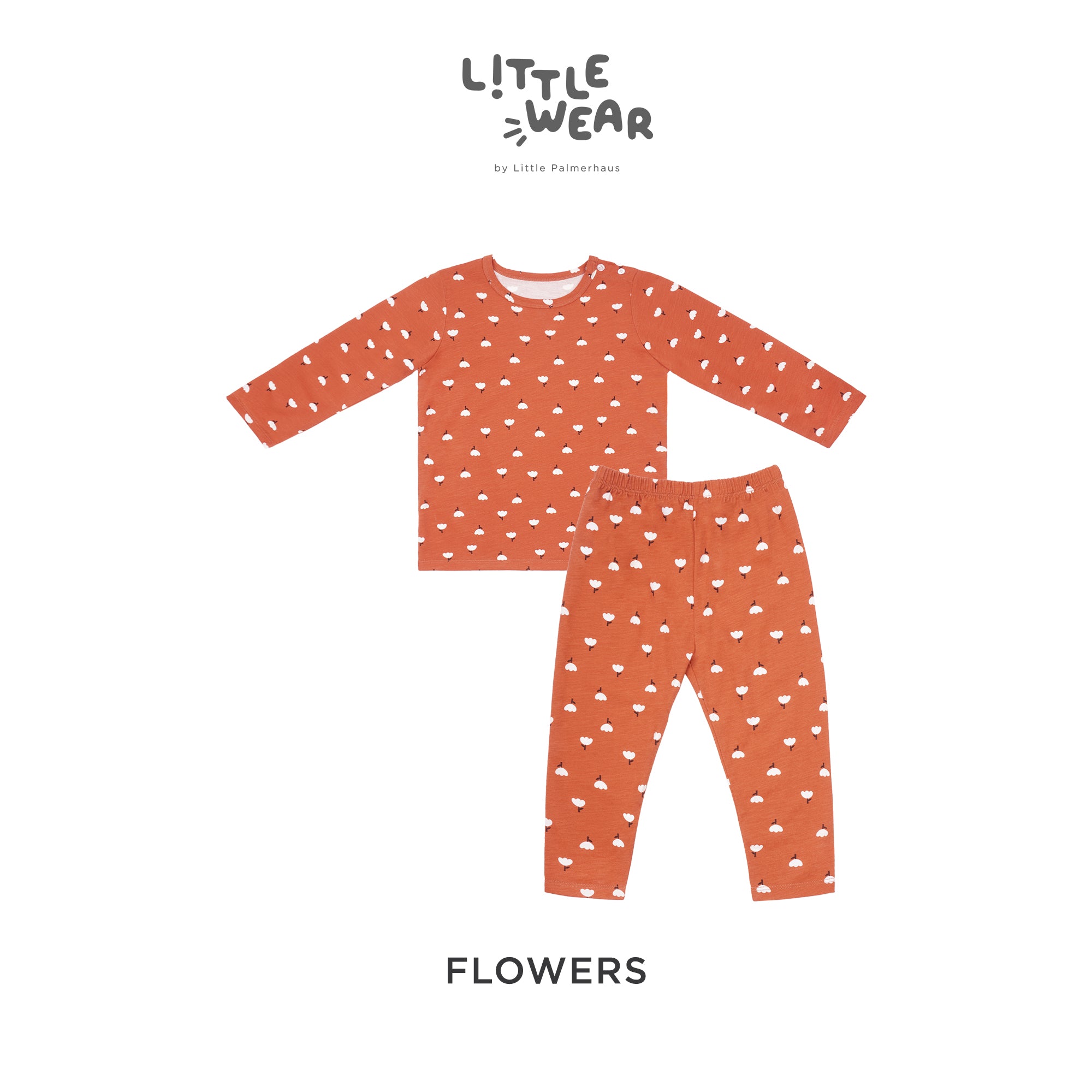 Little Wear Shoulder Button Long Set 18.0