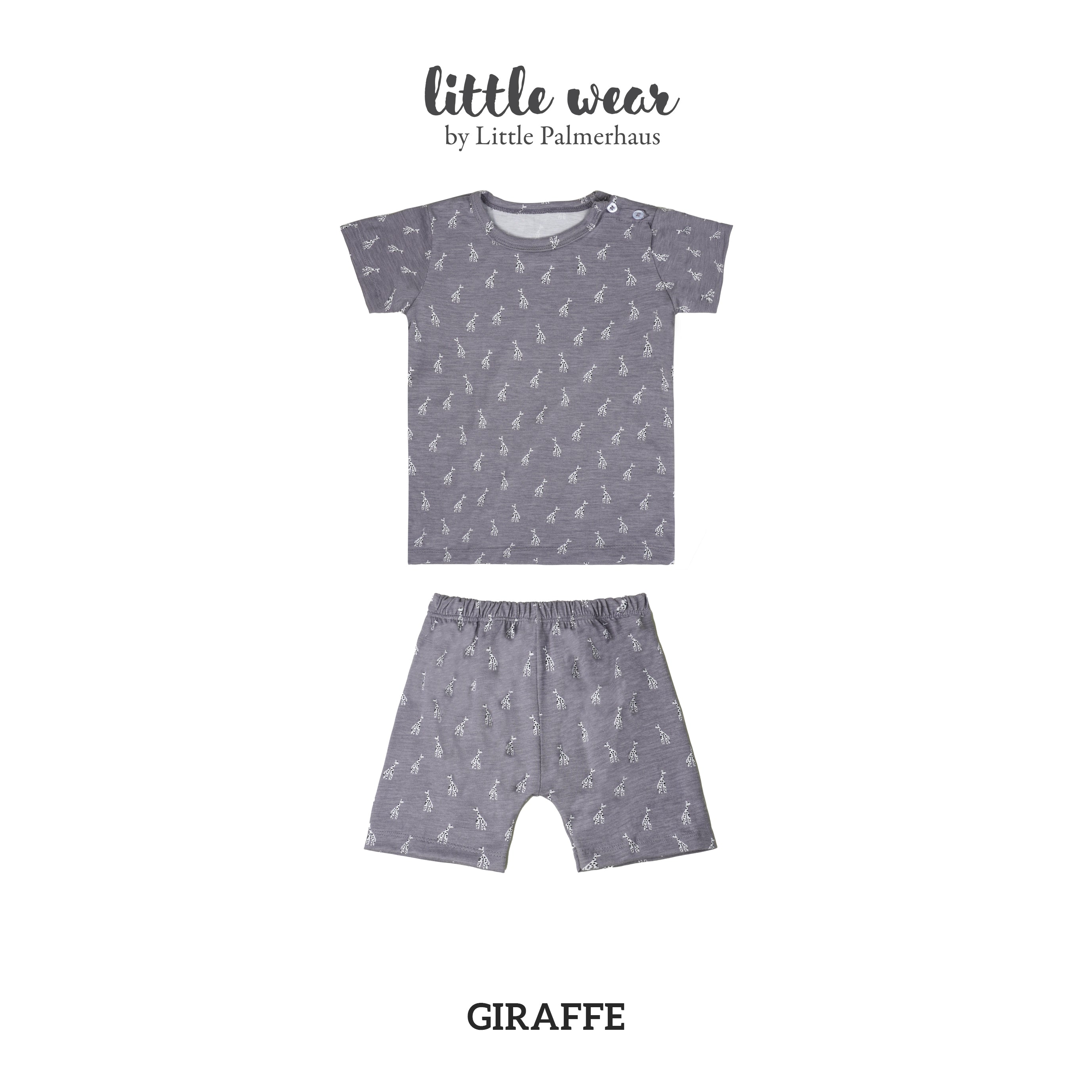 Little Wear Shoulder Button Short Sleeve 9.0