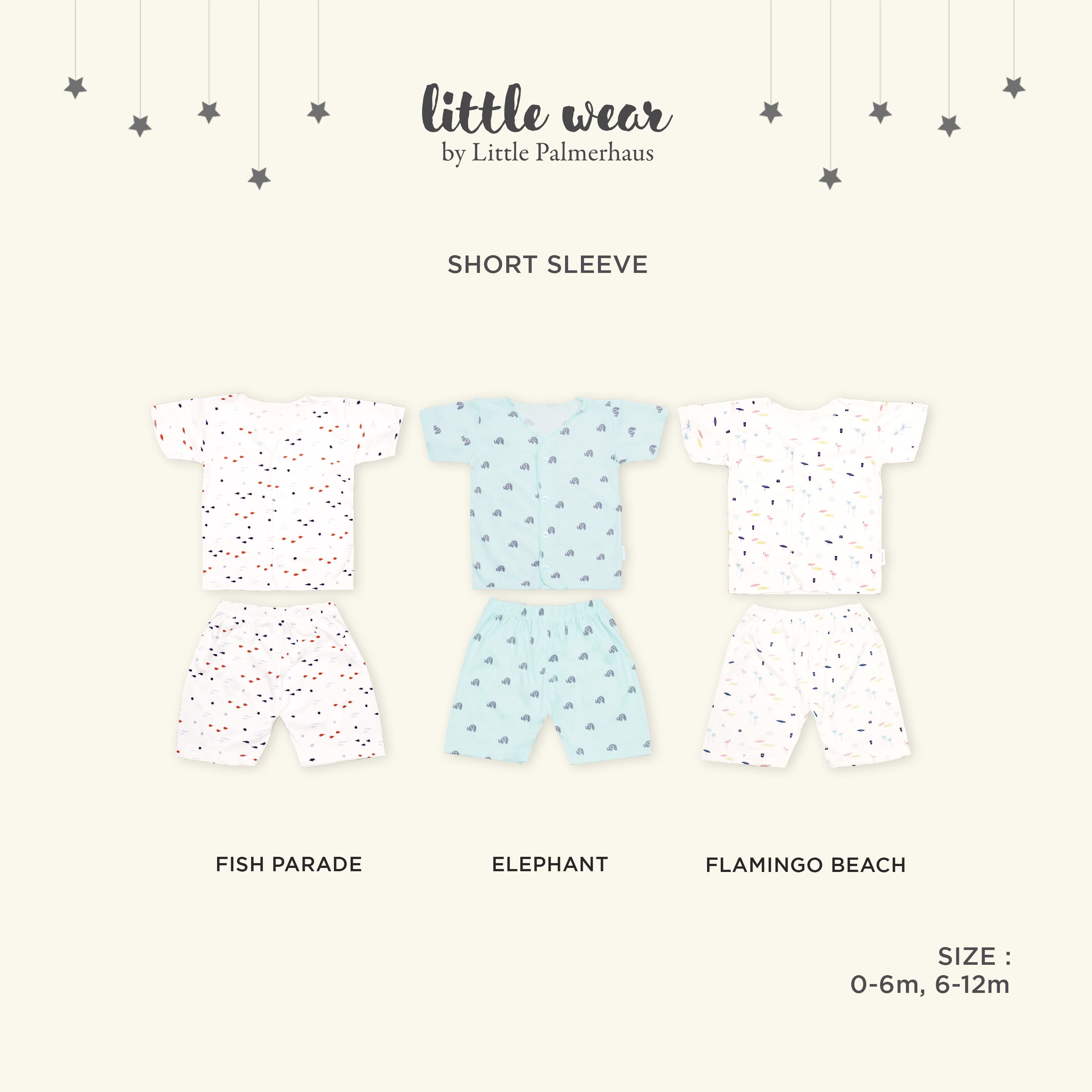 Little Wear Shoulder Button Short Sleeve 10.0