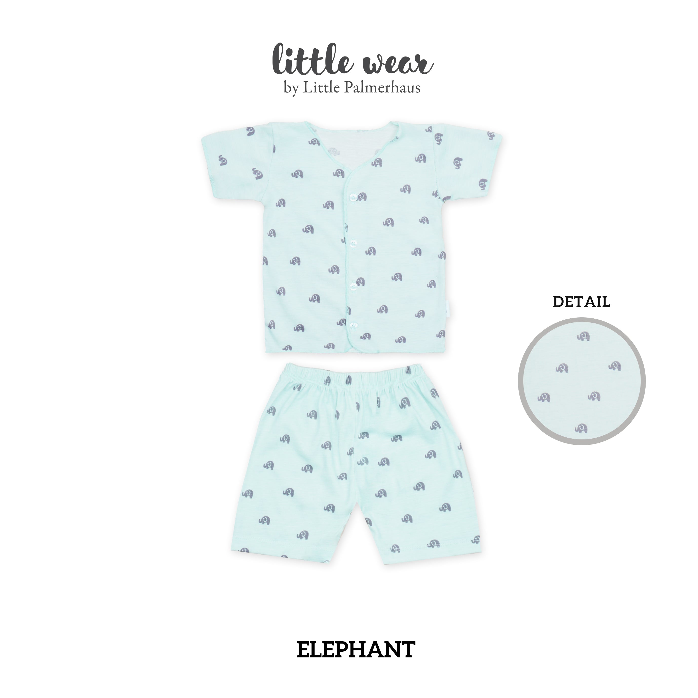 Little Wear Shoulder Button Short Sleeve 10.0