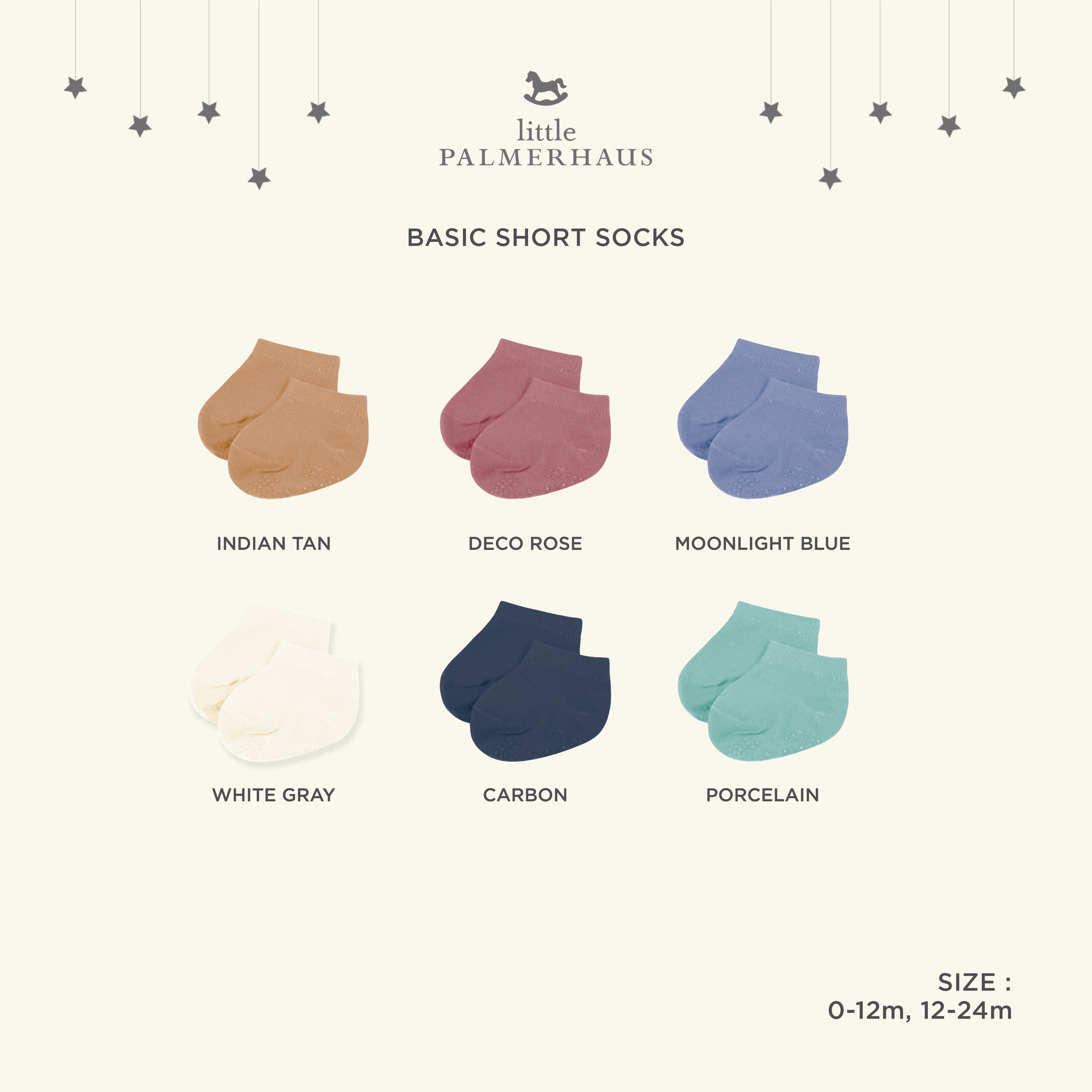 Basic Short Socks With Antislip 3.0
