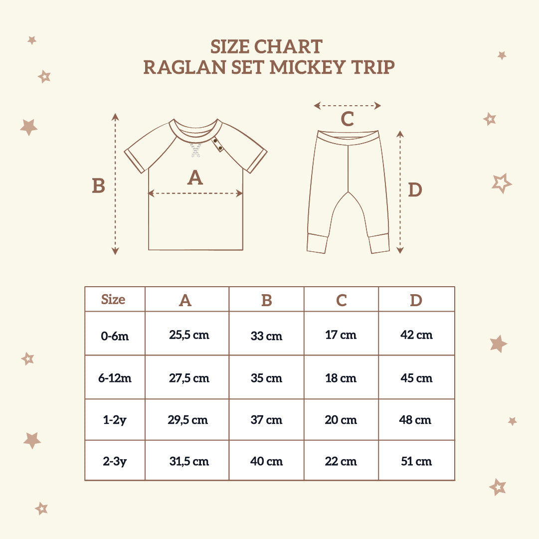 Disney Mickey Trip Raglan Set
