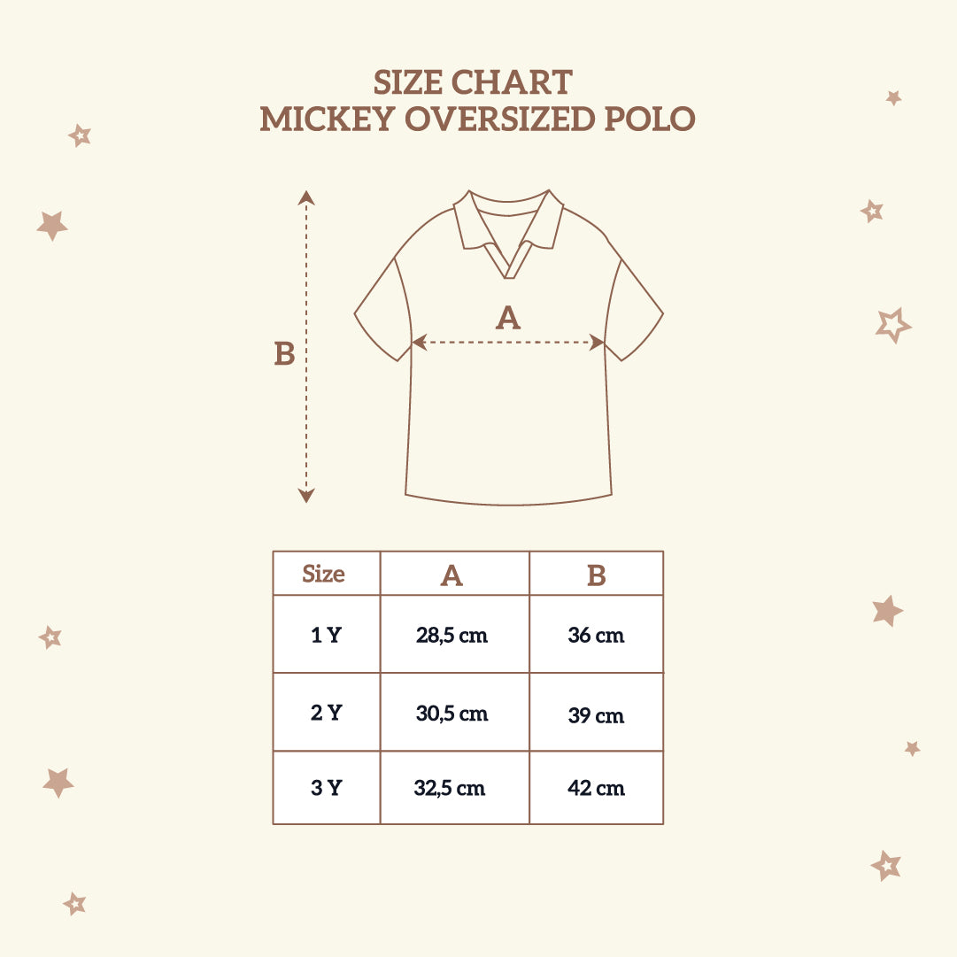 Disney Mickey Trip Oversized Polo