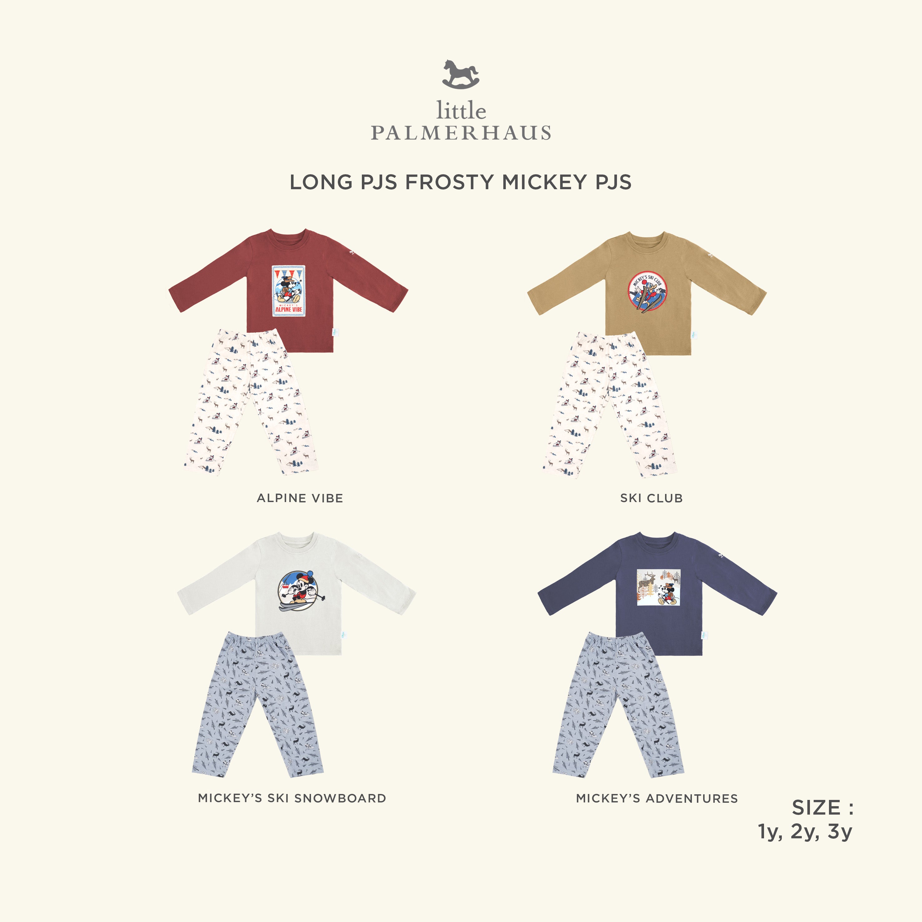 Disney Frosty Mickey Long Pjs