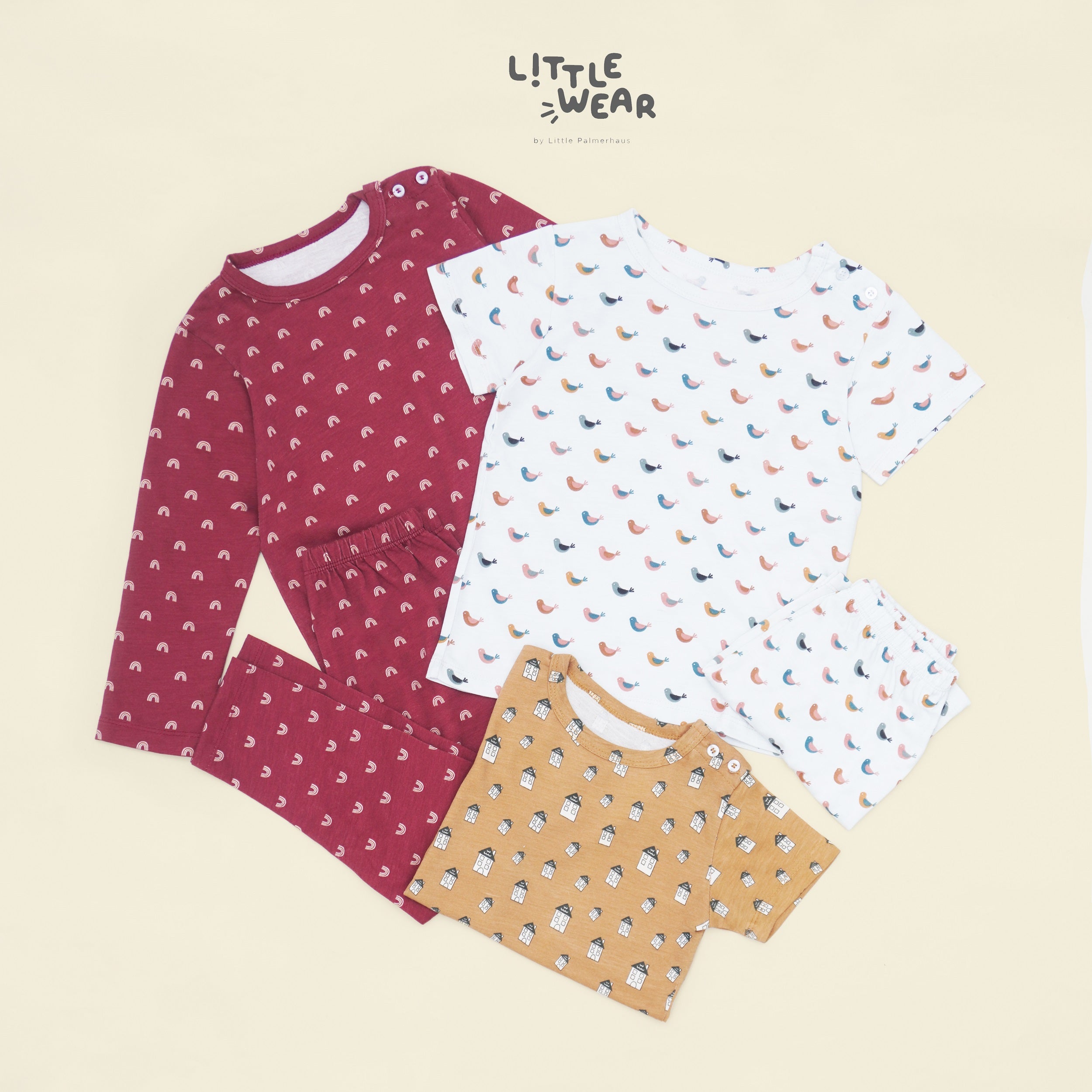 Little Wear Shoulder Button Short Sleeve 12.0