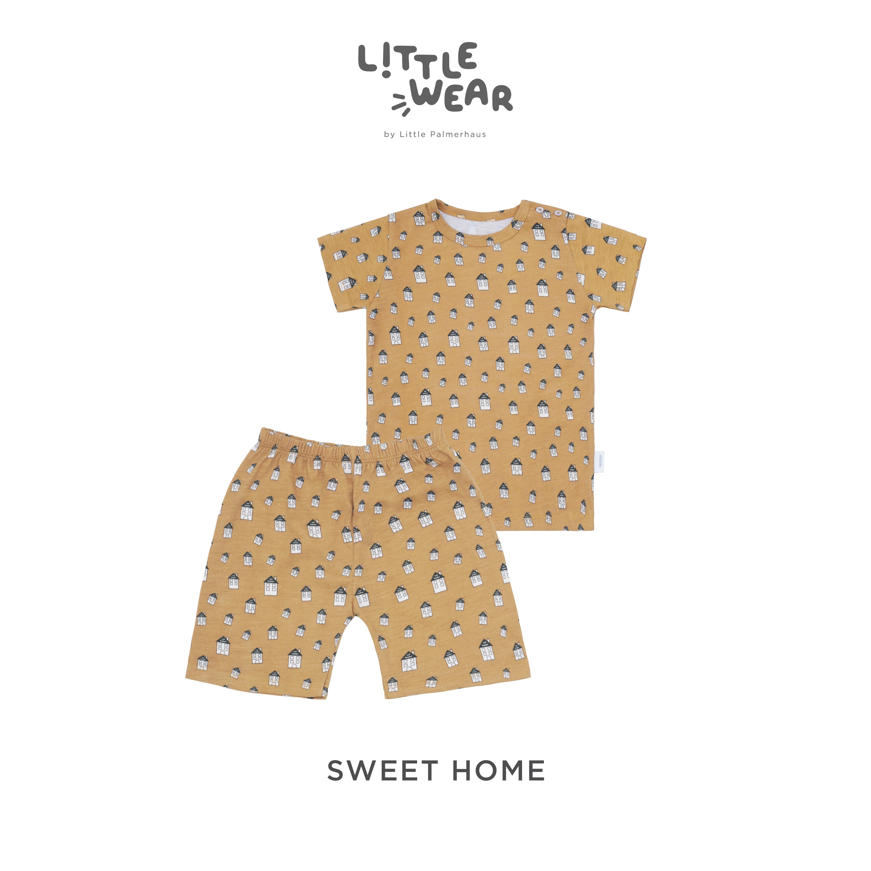 Little Wear Shoulder Button Short Sleeve 12.0