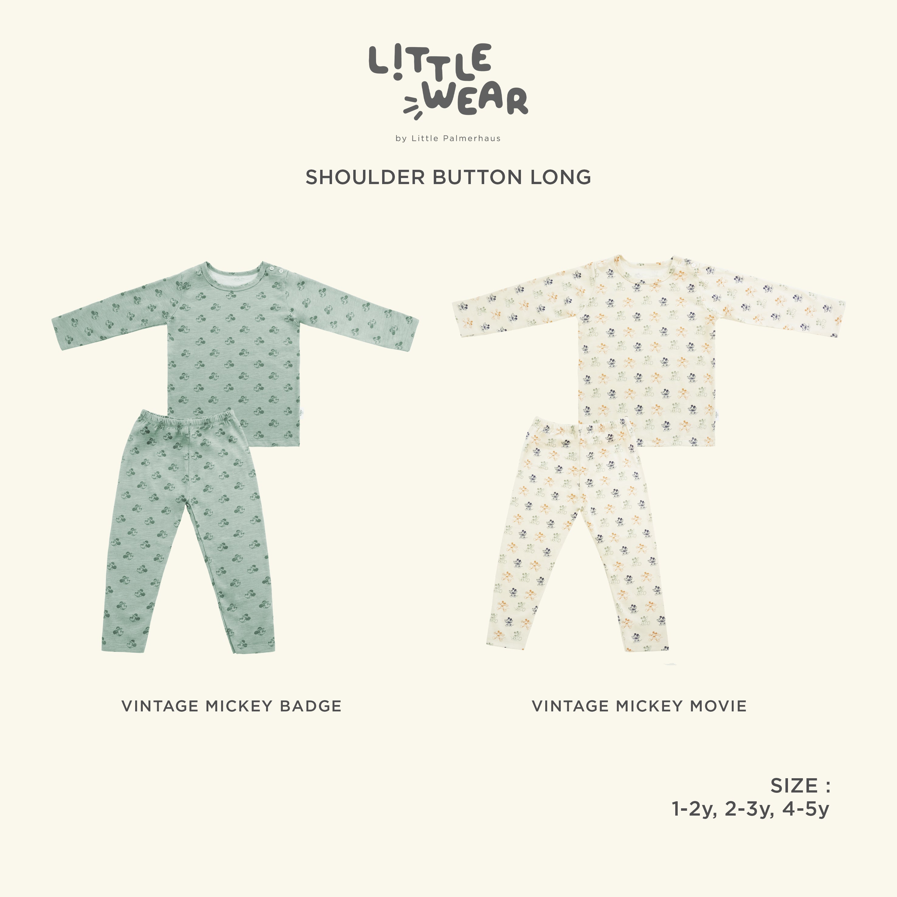 Disney Little Wear Button Long 2.0