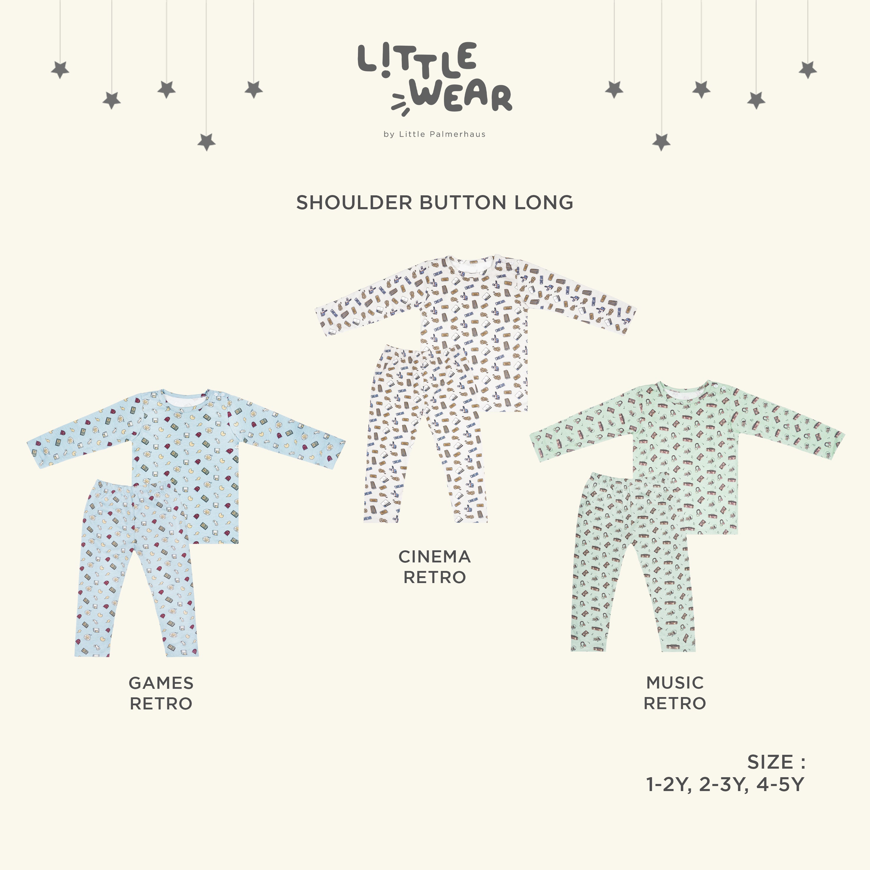 Little Wear Shoulder Button Long Sleeve 14.0