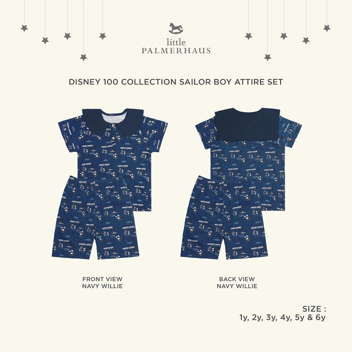 Disney 100 Collection Sailor Boy Attire Set