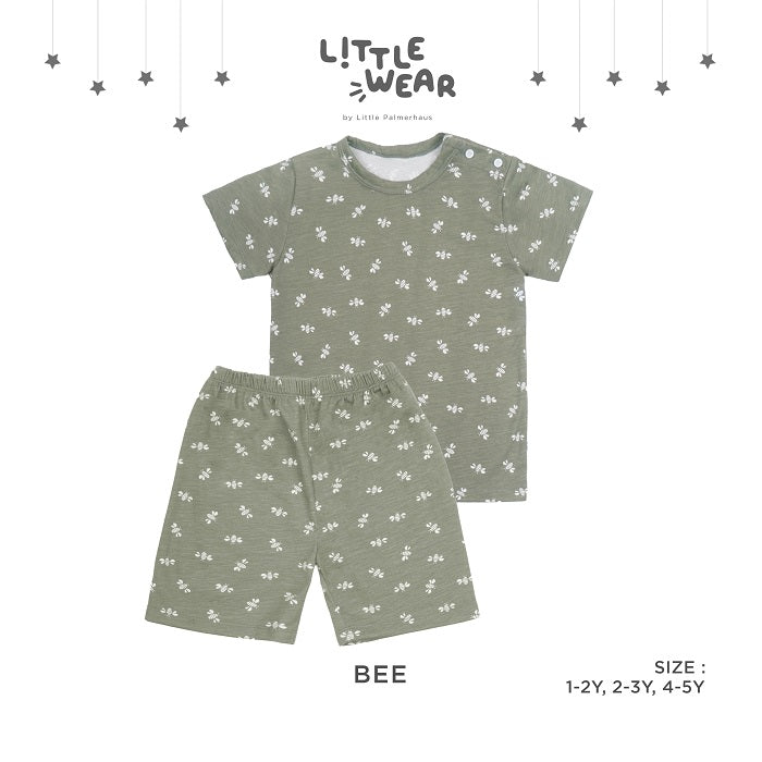 Little Wear Shoulder Button Short Set 15.0