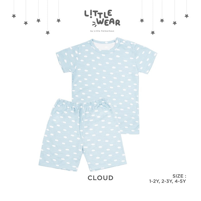 Little Wear Shoulder Button Short Set 15.0