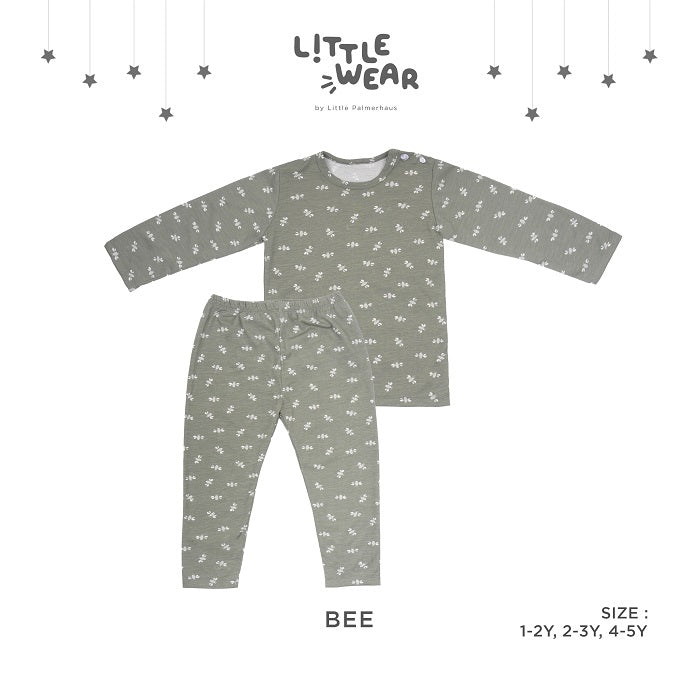 Little Wear Shoulder Button Long Set 15.0