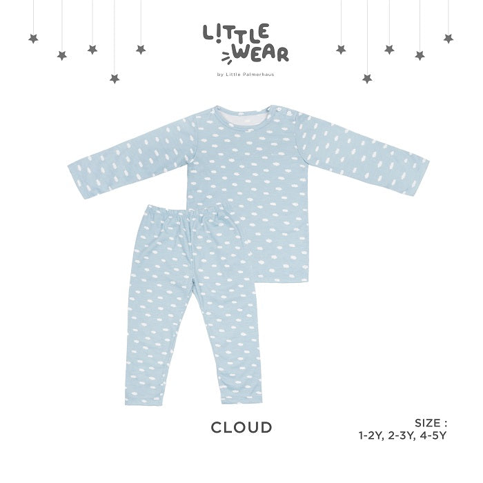 Little Wear Shoulder Button Long Set 15.0