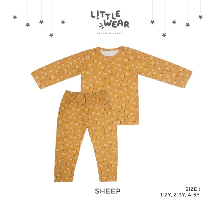 Little Wear Shoulder Button Long Set 15.0
