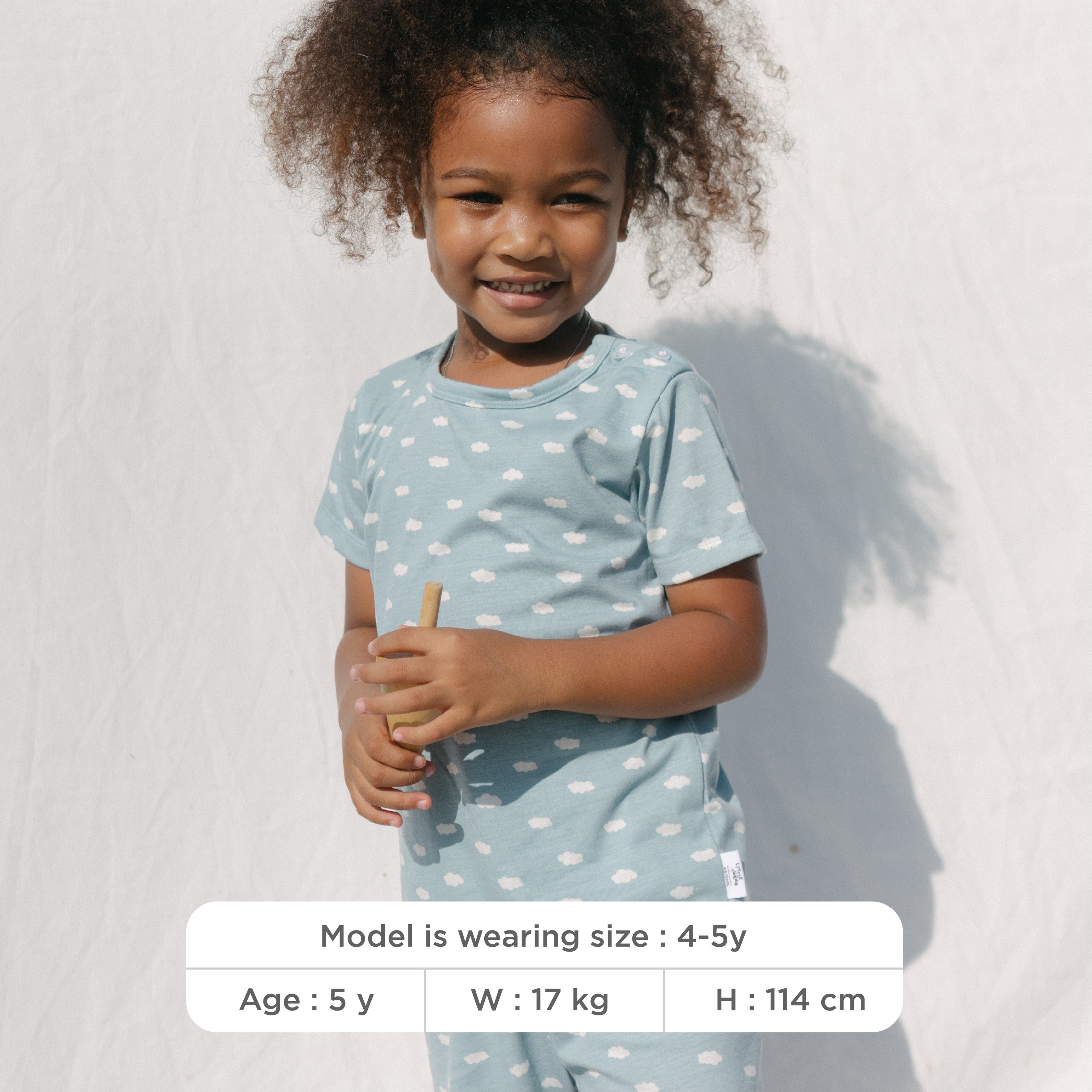 Little Wear Shoulder Button Short Set 15.0