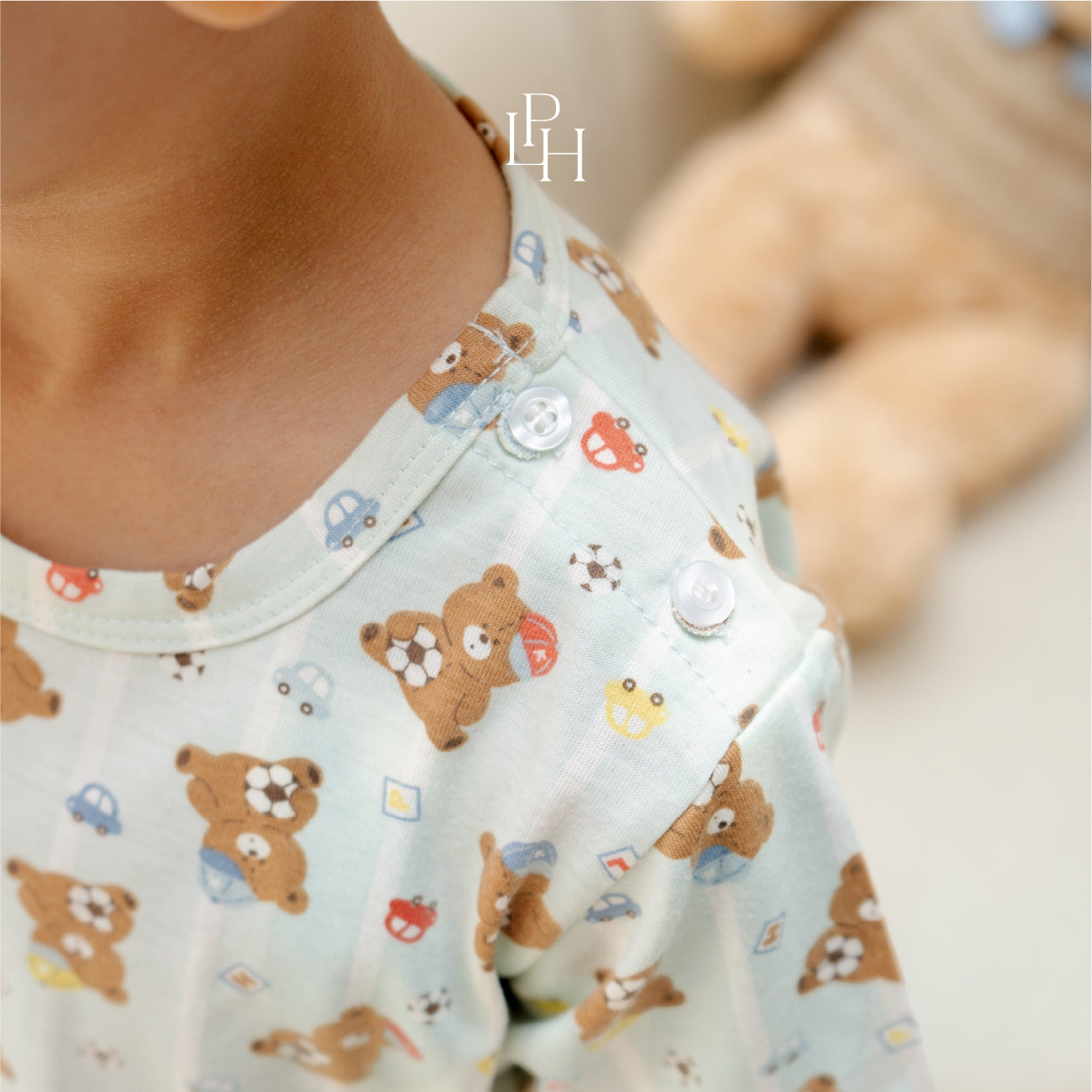 Little Wear Shoulder Button Short Set 37.0