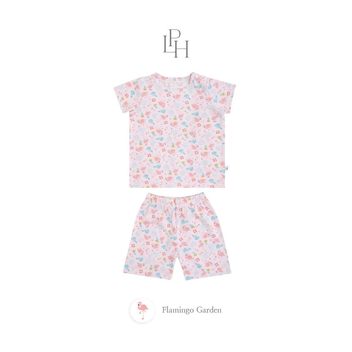 Little Wear Shoulder Button Short Set 45.0