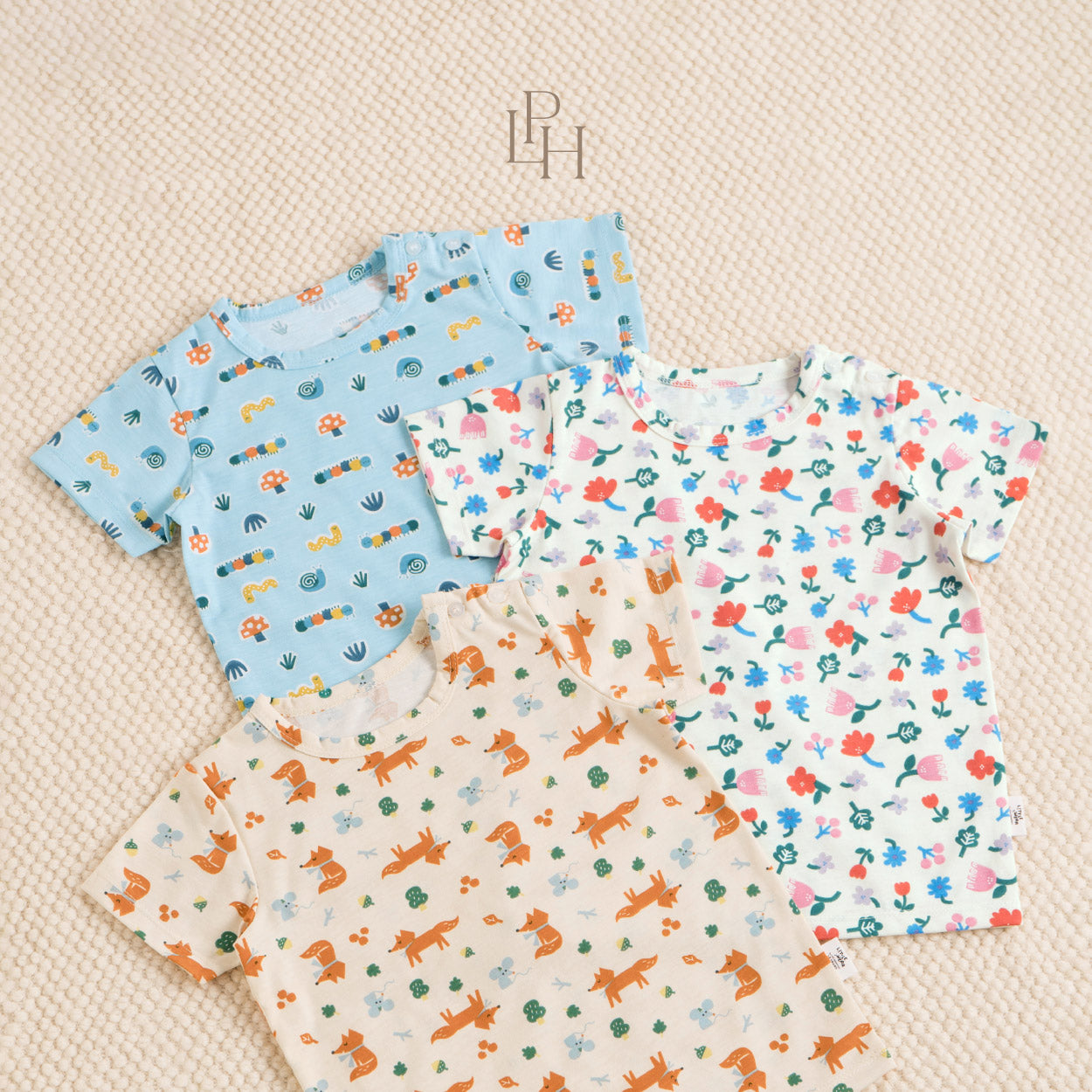 Little Wear Shoulder Button Short Set 43.0