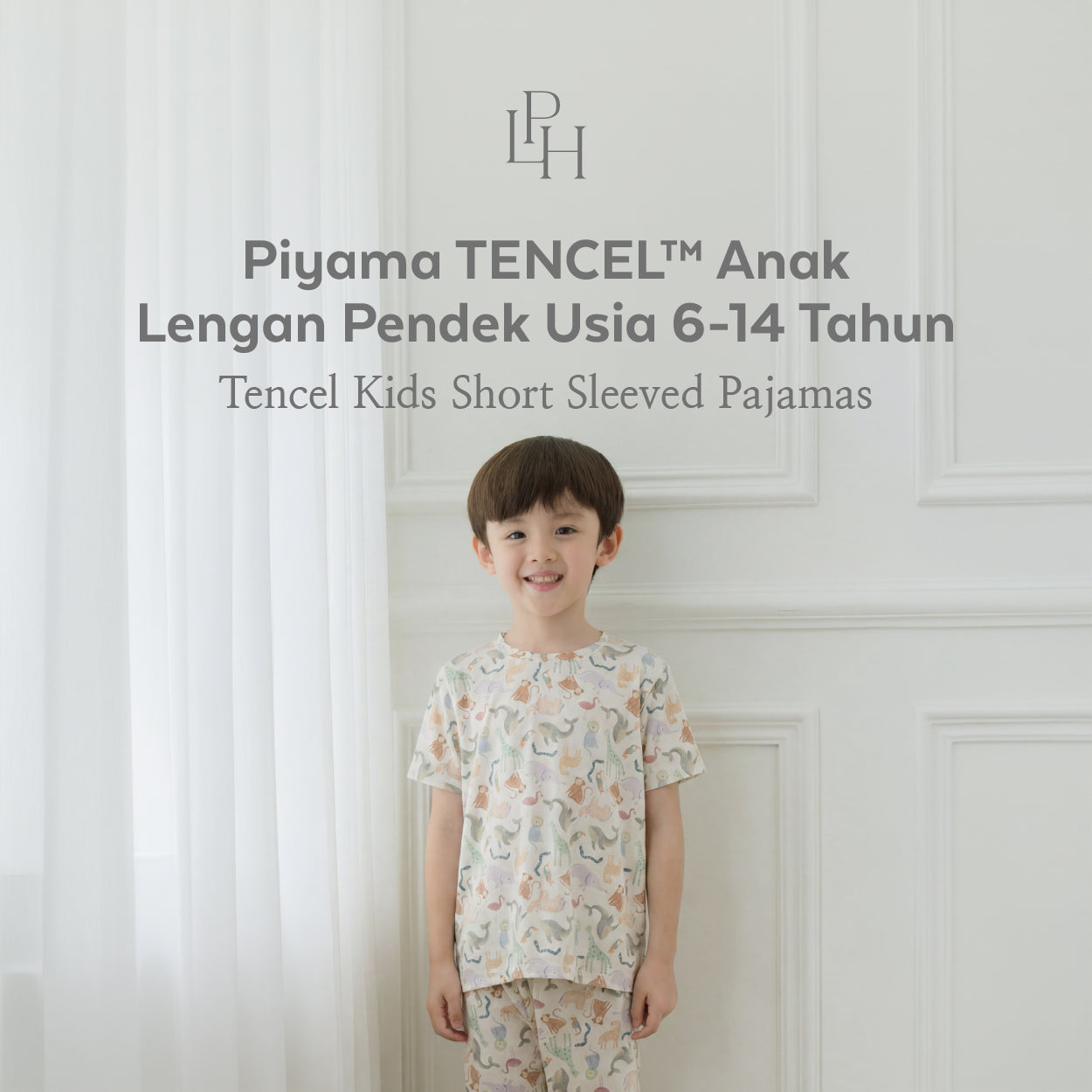 [UPSIZE] TENCEL™ Kids Short Sleeved Pajamas 2.0