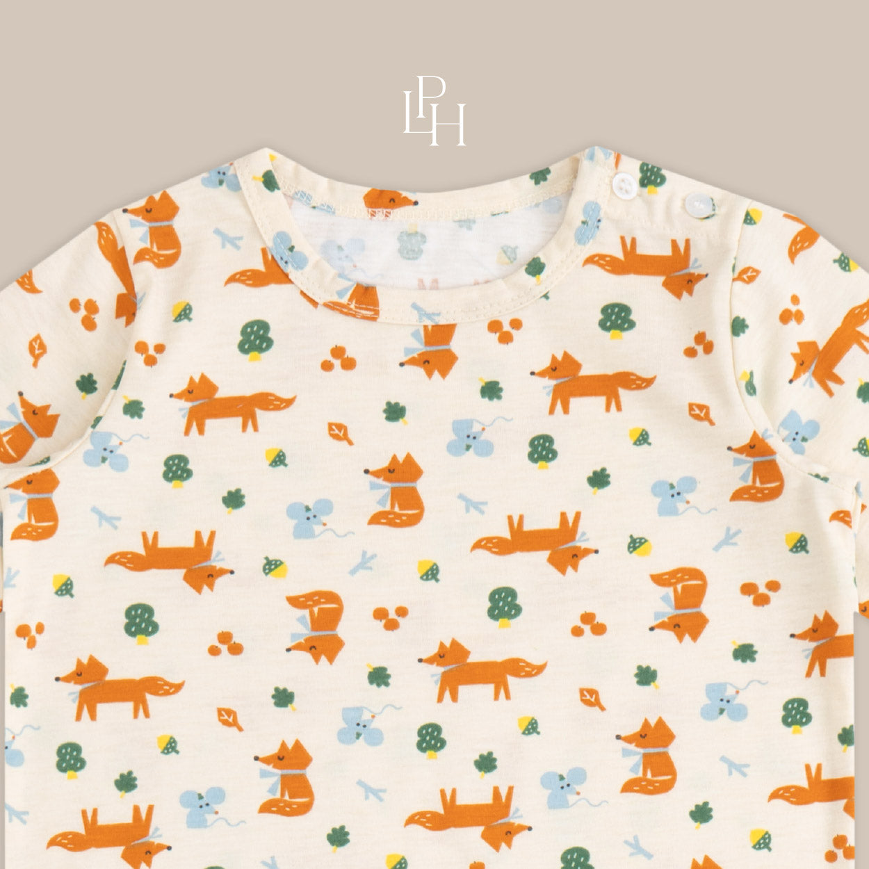 Little Wear Shoulder Button Long Set 43.0