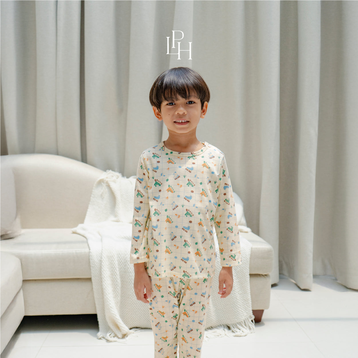 Little Wear Shoulder Button Long Set 37.0