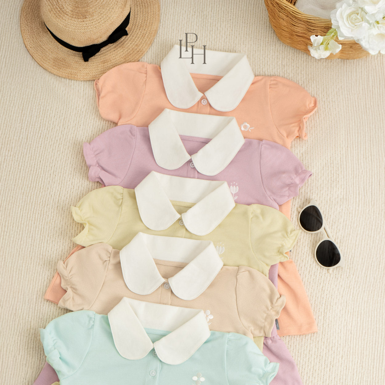 Puff Sleeve Polo Dress