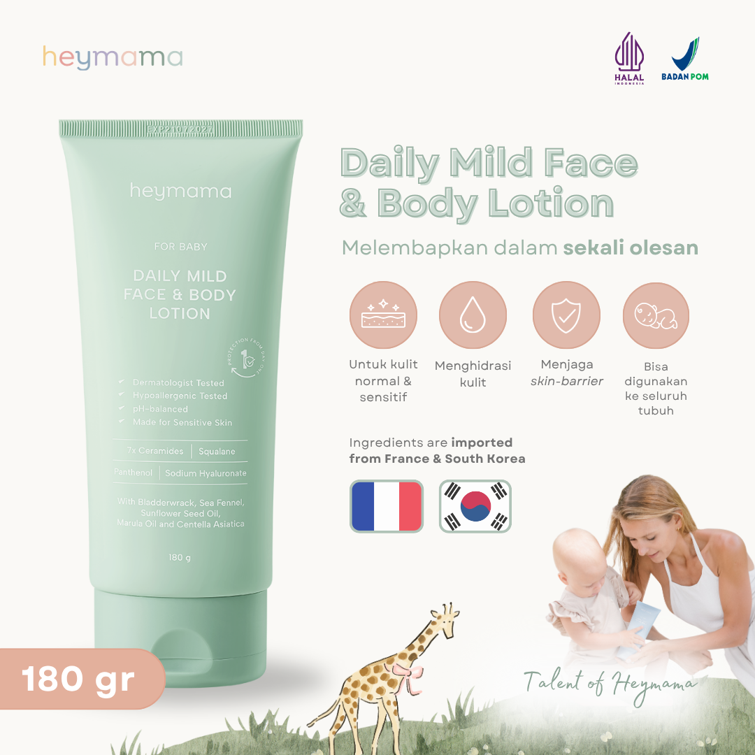 Daily Mild Face & Body Lotion 180gr
