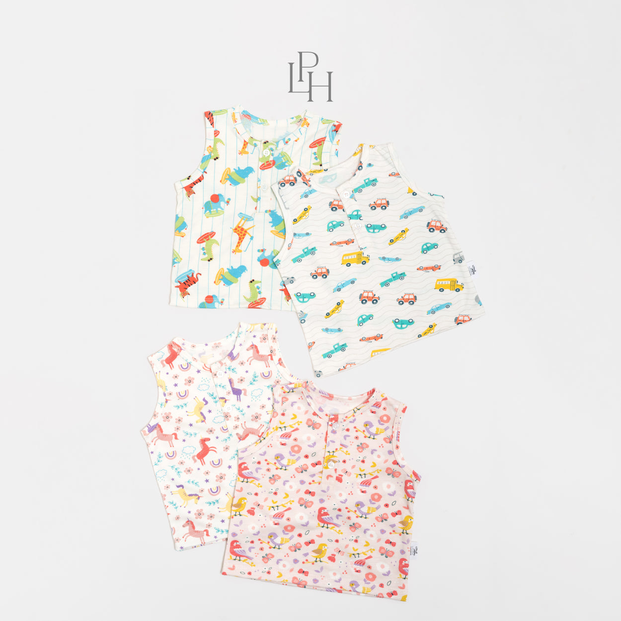 Little Wear Henley Sleeveless Set 41.0