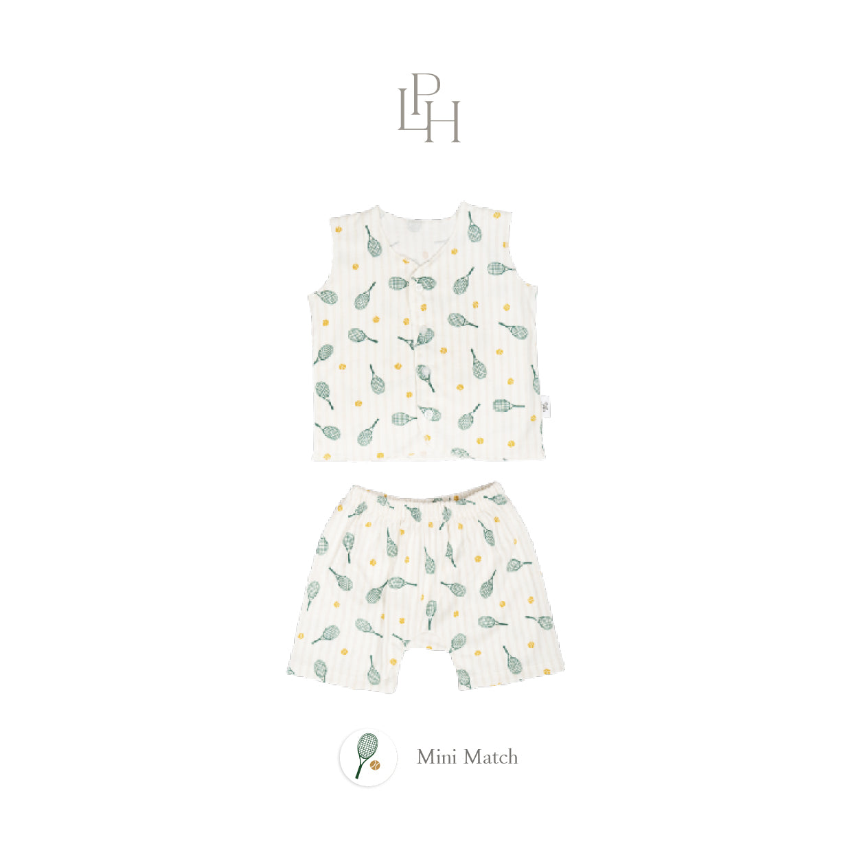 Little Wear Button Sleeveless Set 35.0