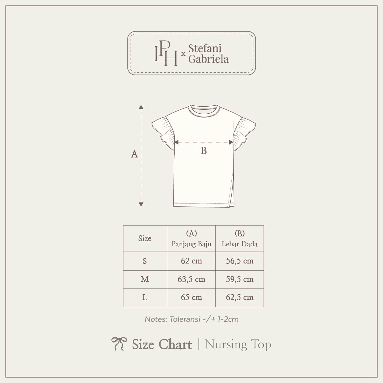 LPH x STEFANI GABRIELA Nursing Top