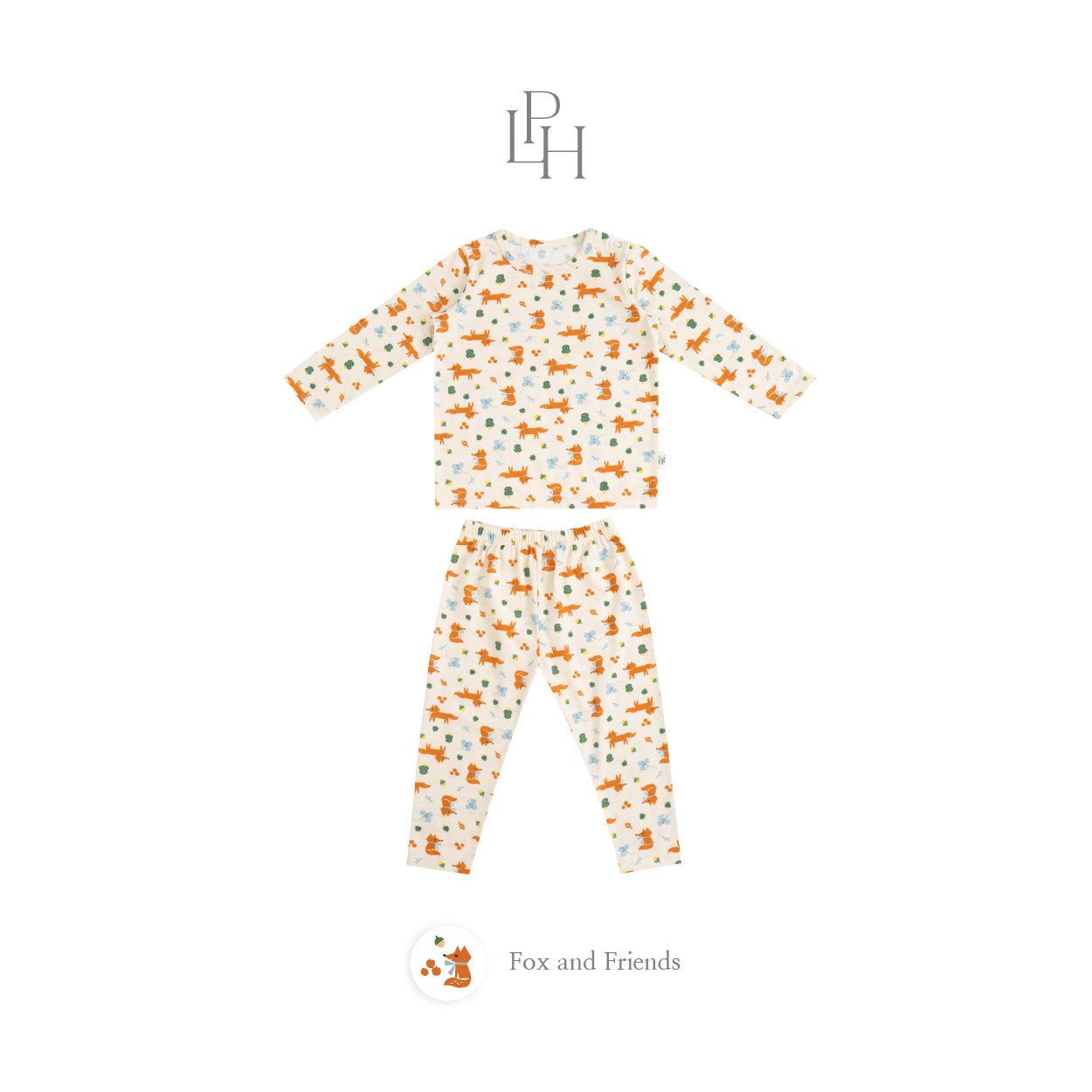Little Wear Shoulder Button Long Set 43.0