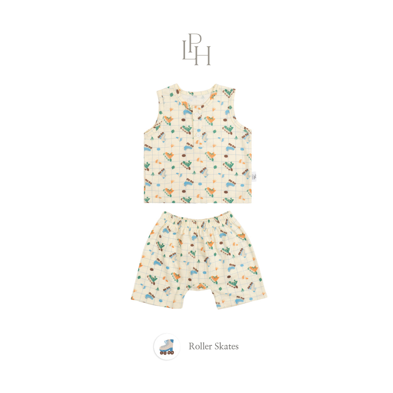 Little Wear Henley Sleeveless Set 37.0