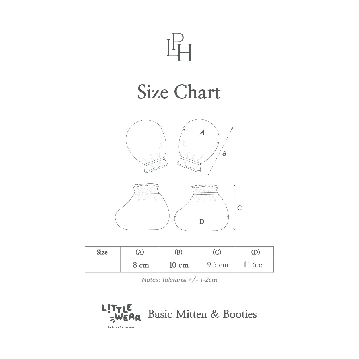 Little Wear Mitten & Booties 38.0