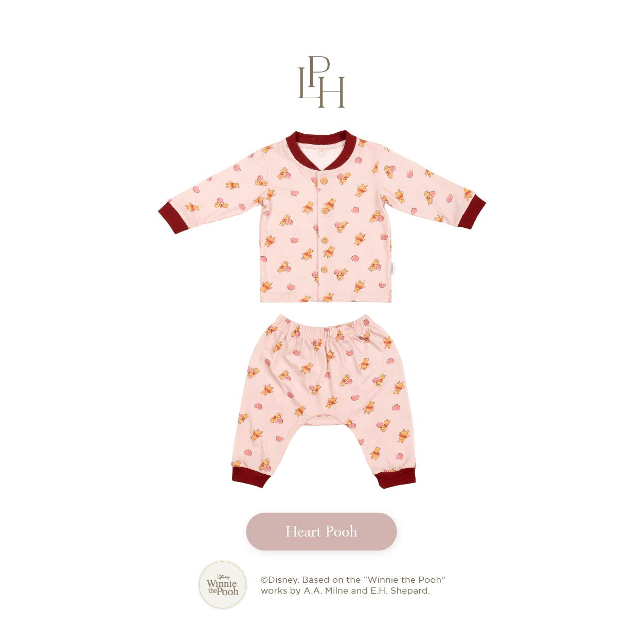 Disney Pooh Sweet Things Baby Pajamas