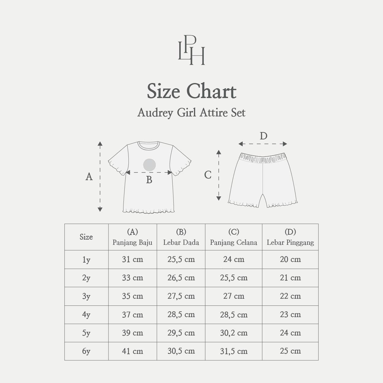Audrey Girl Attire Set