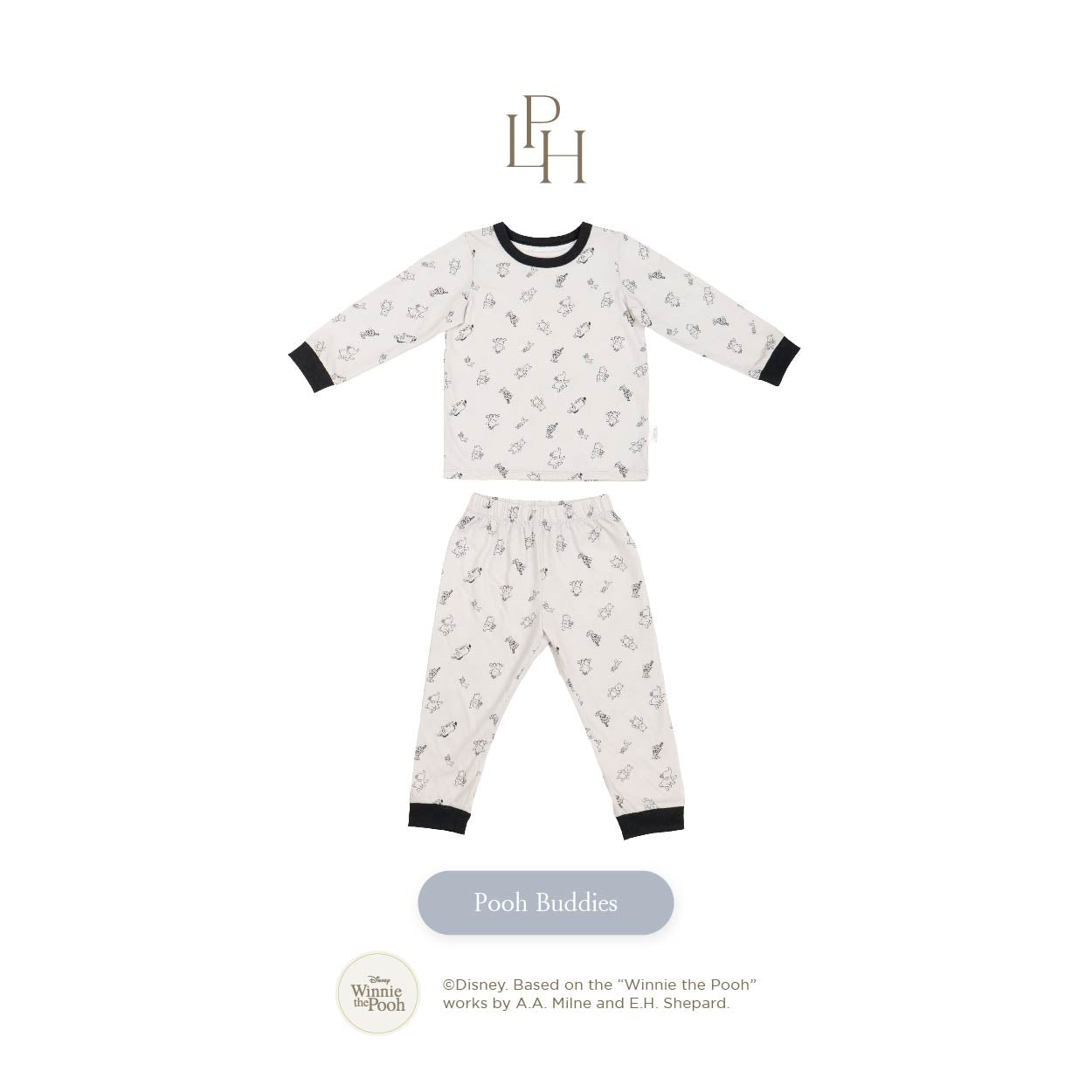Disney Pooh Sweet Things Long Pajamas