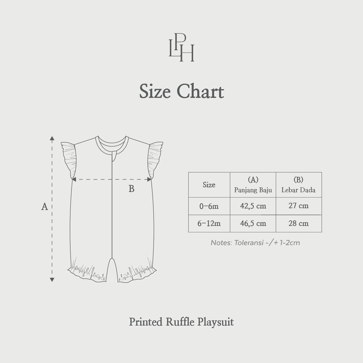 Printed Ruffle Playsuit