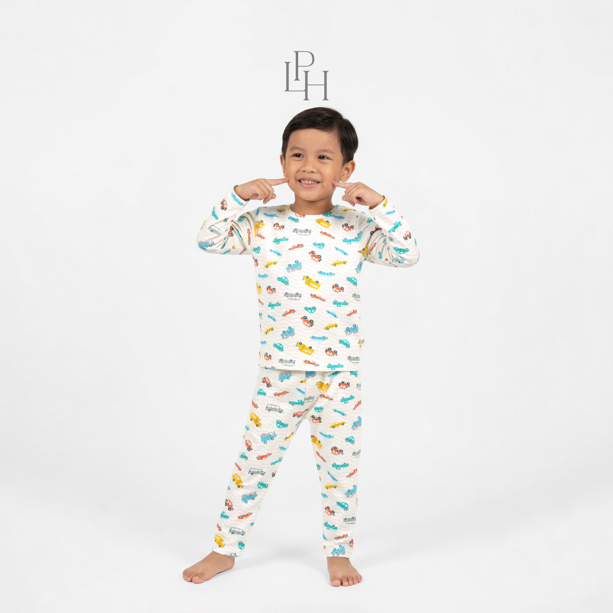 Little Wear Shoulder Button Long Set 41.0