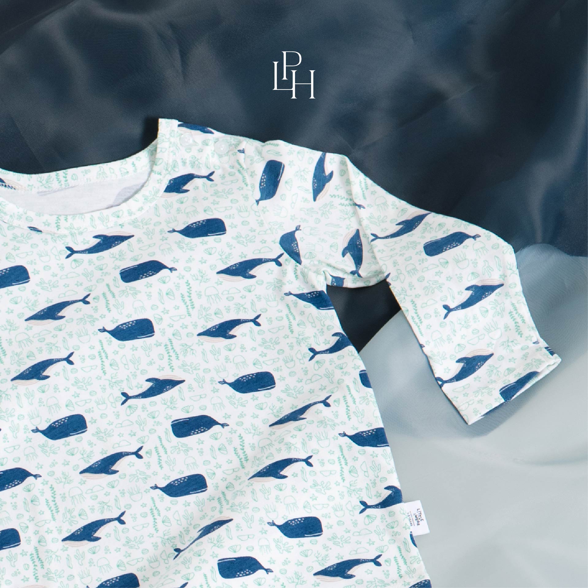 Little Wear Shoulder Button Long Set 39.0