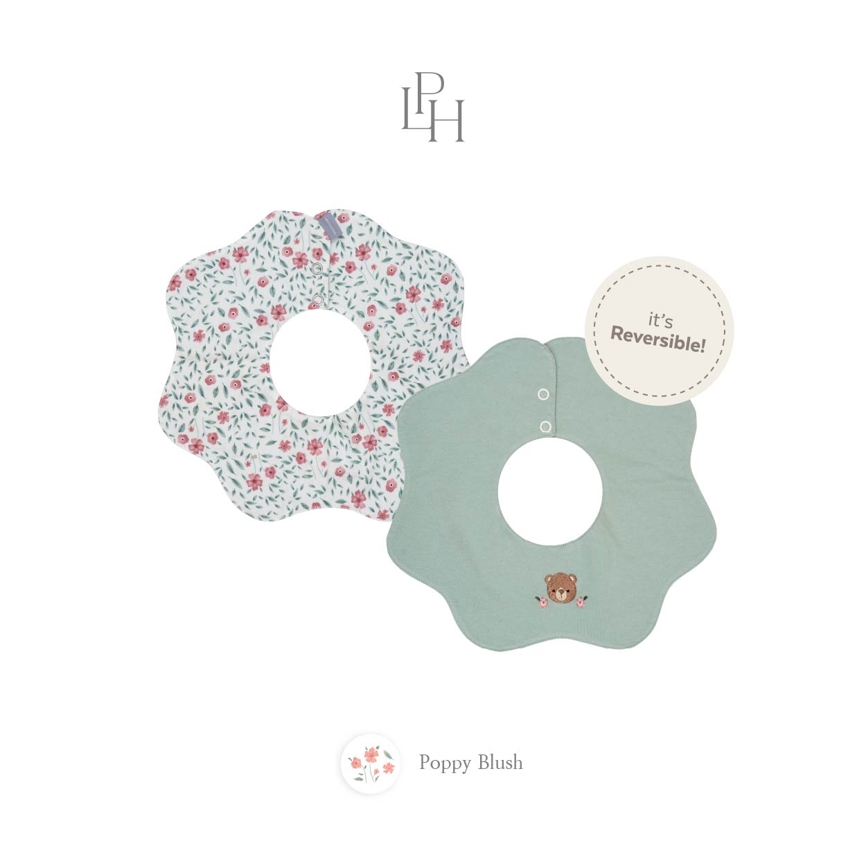 Reversible Scallop Bib 2.0