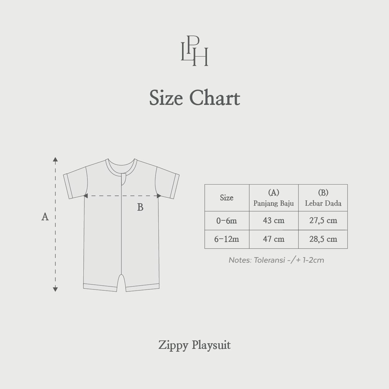 Baby Zippy Playsuit 17.0