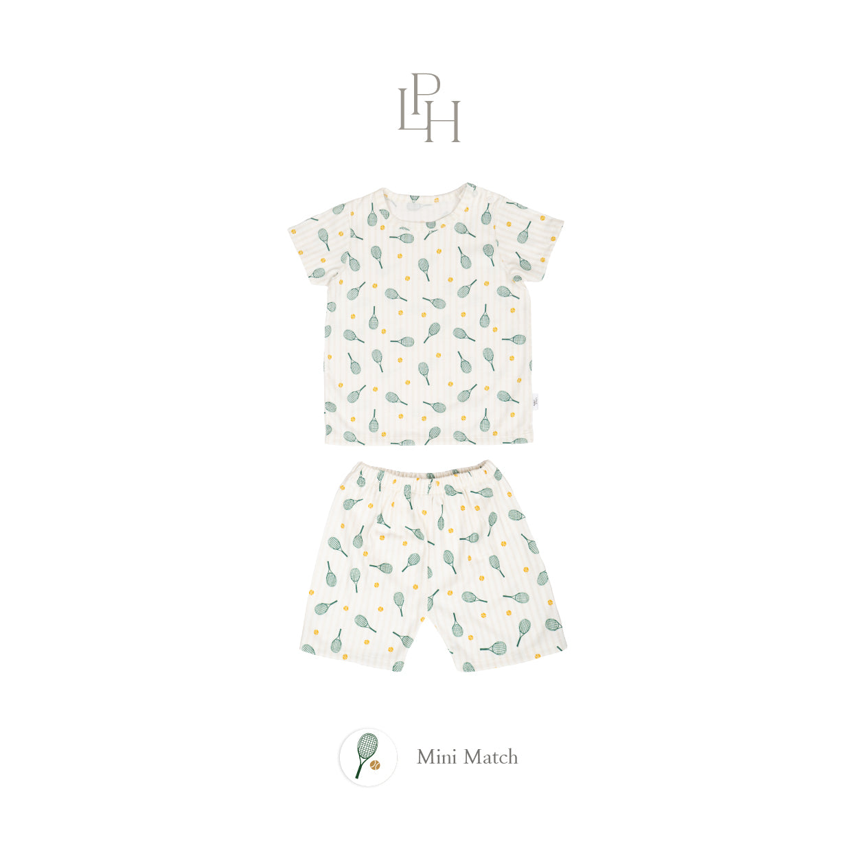 Little Wear Shoulder Button short set 35.0