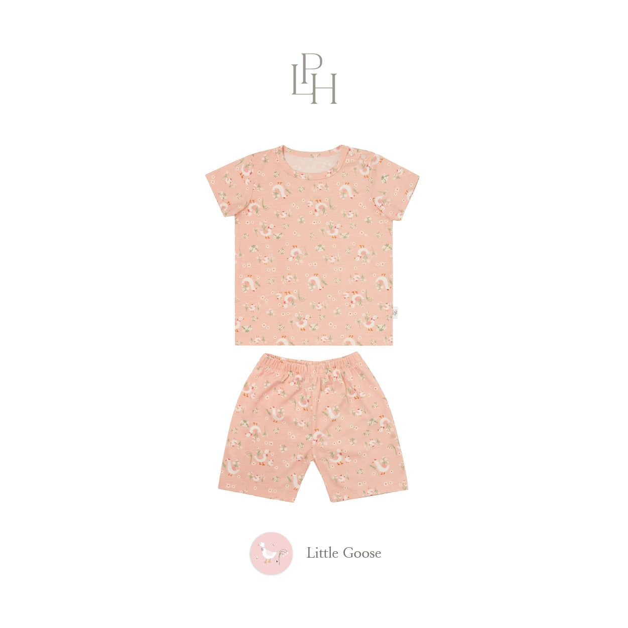 Little Wear Shoulder Button Short Set 40.0
