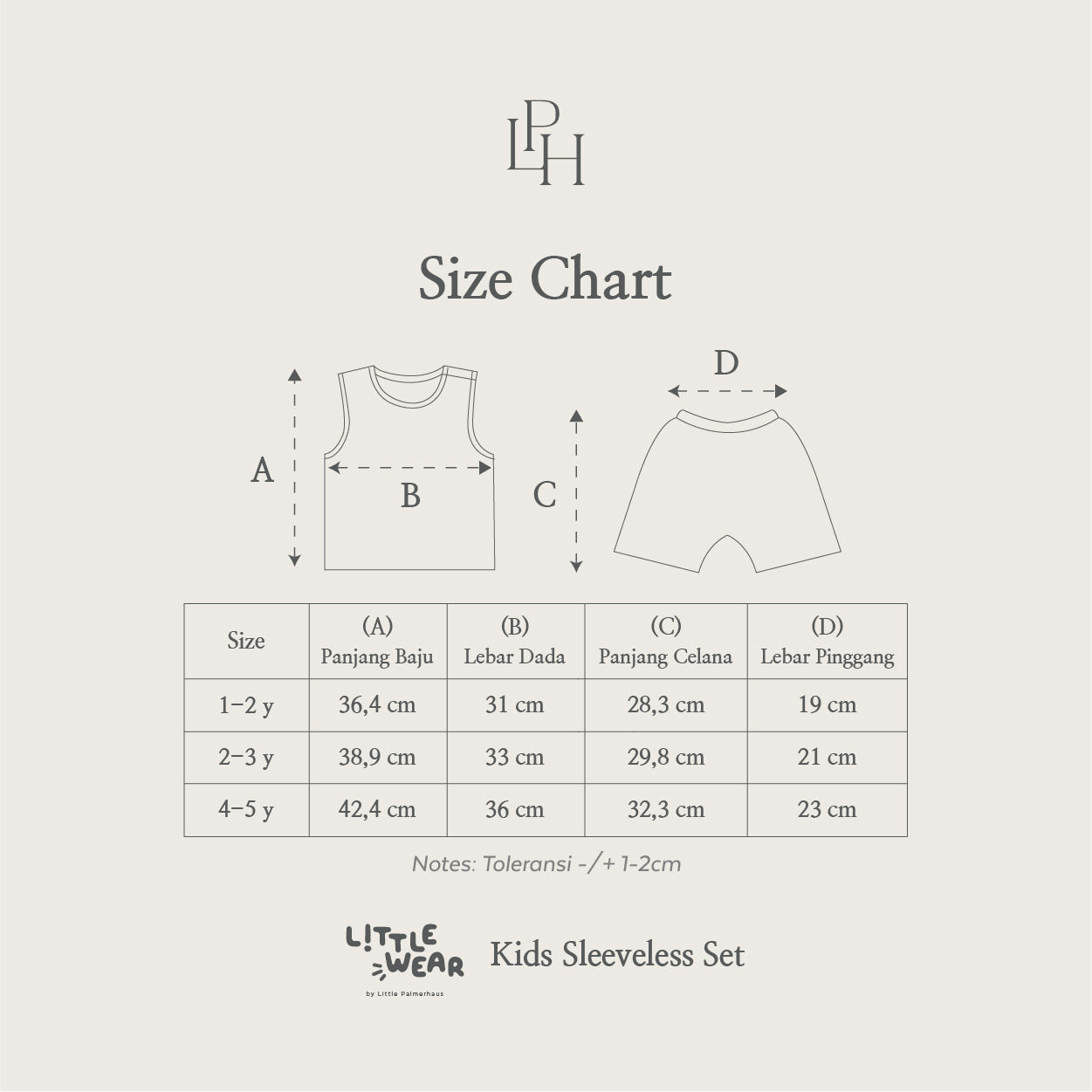 Little Wear Kids Sleeveless Set 42.0