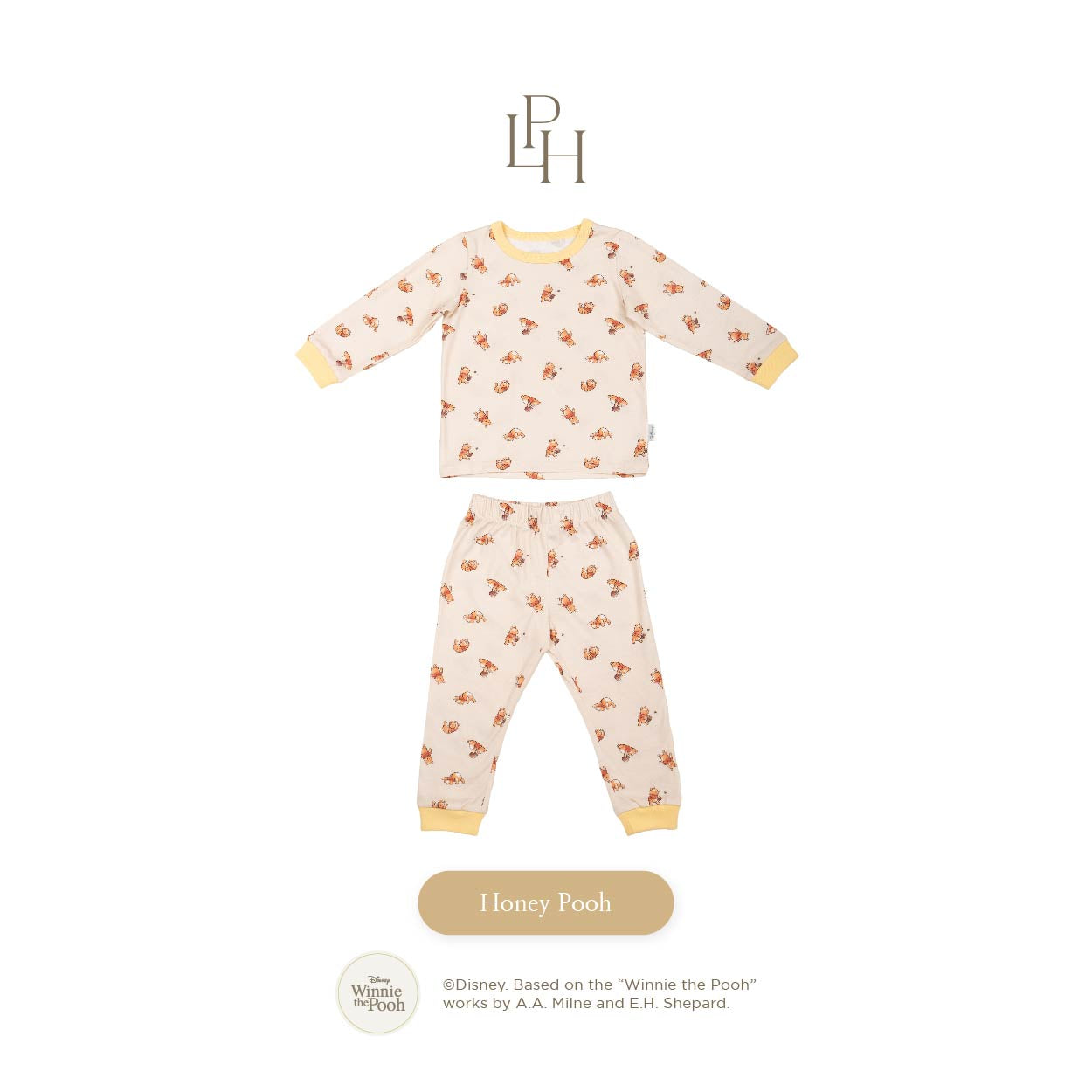 Disney Pooh Sweet Things Long Pajamas